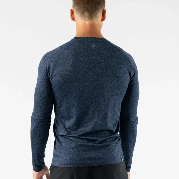 Run Rabbit California - EZ Tee Long Sleeve RM132 | XL | Heather Blue Eclipse - Picture 5 of 6
